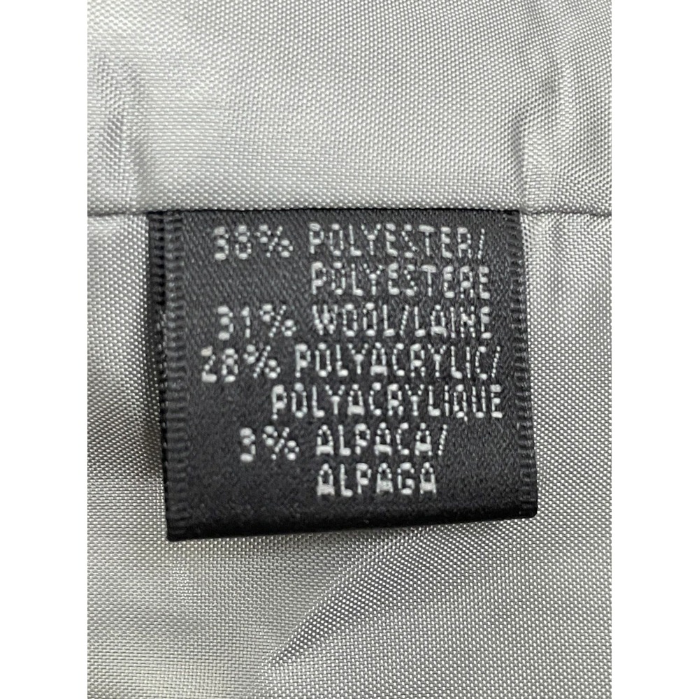 Lafayette 148 Pencil Skirt Womens 6 Silver Textured Shimmer Alpaca‎ Wool Lined - Picture 6 of 11